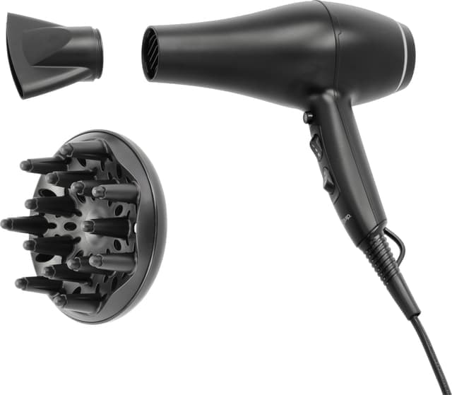 Equip hårføner (matt sort)