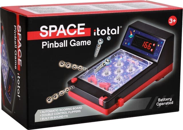 iTotal flipperspill (sort, rød)