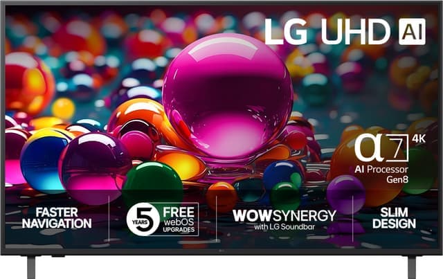 LG 50" UA 75 4K TV (2025)