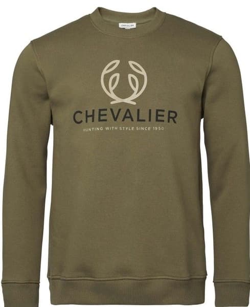 Logo Sweatshirt Men Forest Green
