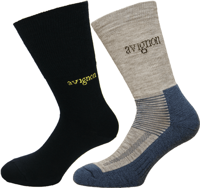 Terry & Liner Merino Sokker 2-pack