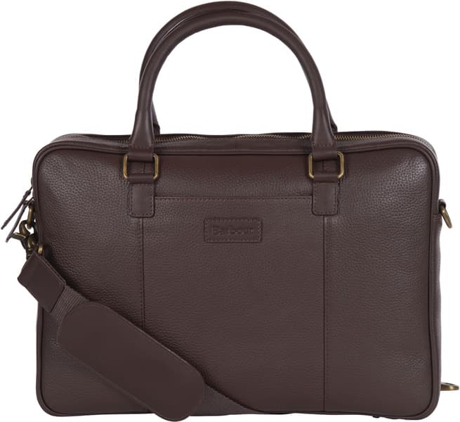 Highgate Leather Laptop Bag Brown