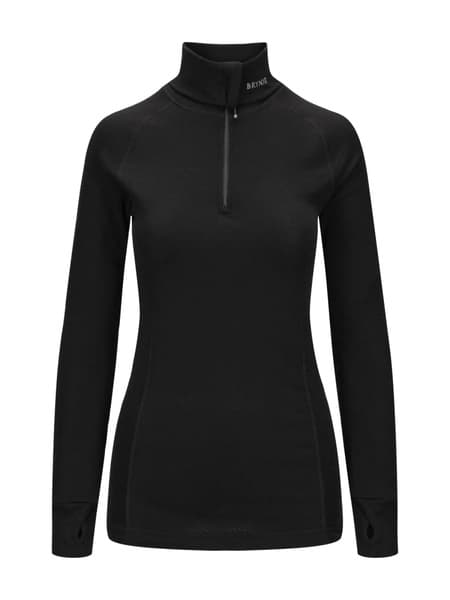 Lady Arctic Zip Polo Black