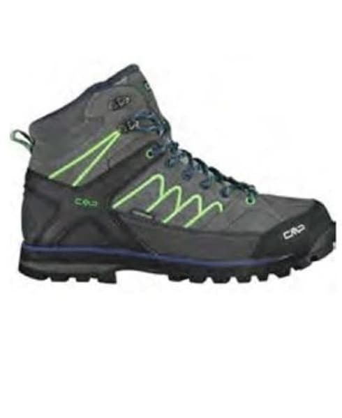 Moon Mid Vibram WP Grey-Verde Fluo