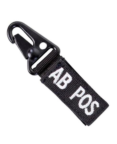 Key Chain 4-Pack O+ Svart