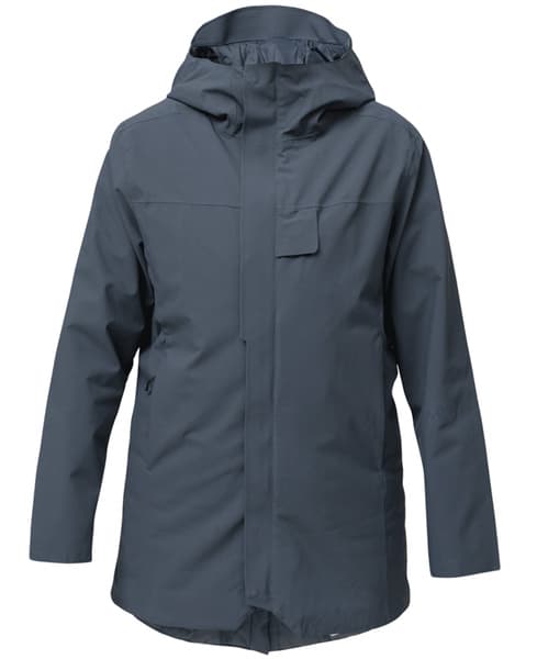 Heated Oslo Coat Womens Navy