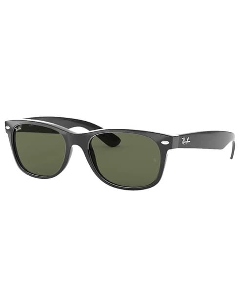 New Wayfarer Black Green Polarized