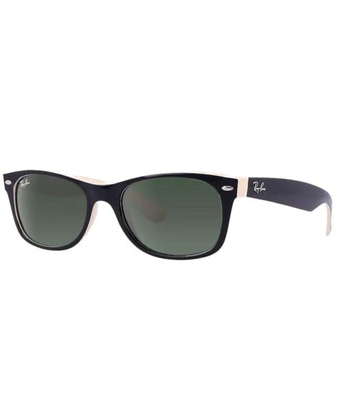 New Wayfarer Black/Gold Green