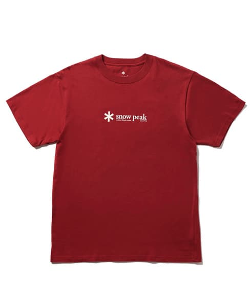 Soft Cotton Logo Short Sleeve T-Shirt Red
