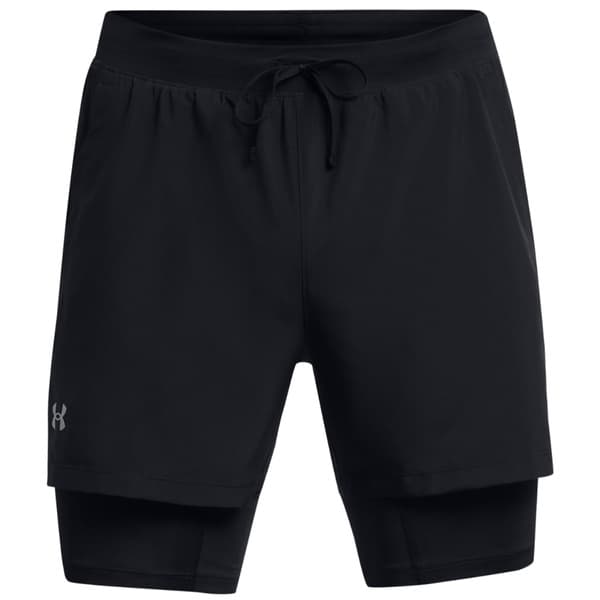UA Launch 5'' 2-in-1 Shorts Black