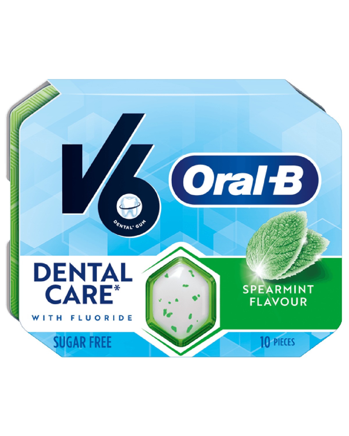 V6 Oral-B tyggegummi spearmint 17 g