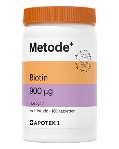 Metode Biotin 900 mcg tabletter 100 stk
