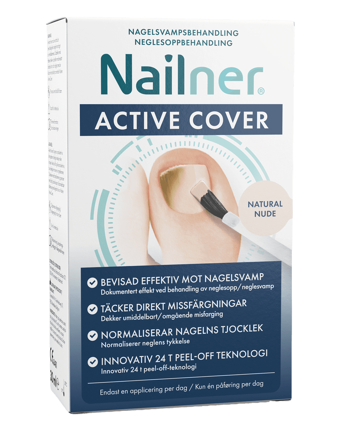 Nailner Active Cover behandling mot neglesopp 30 ml