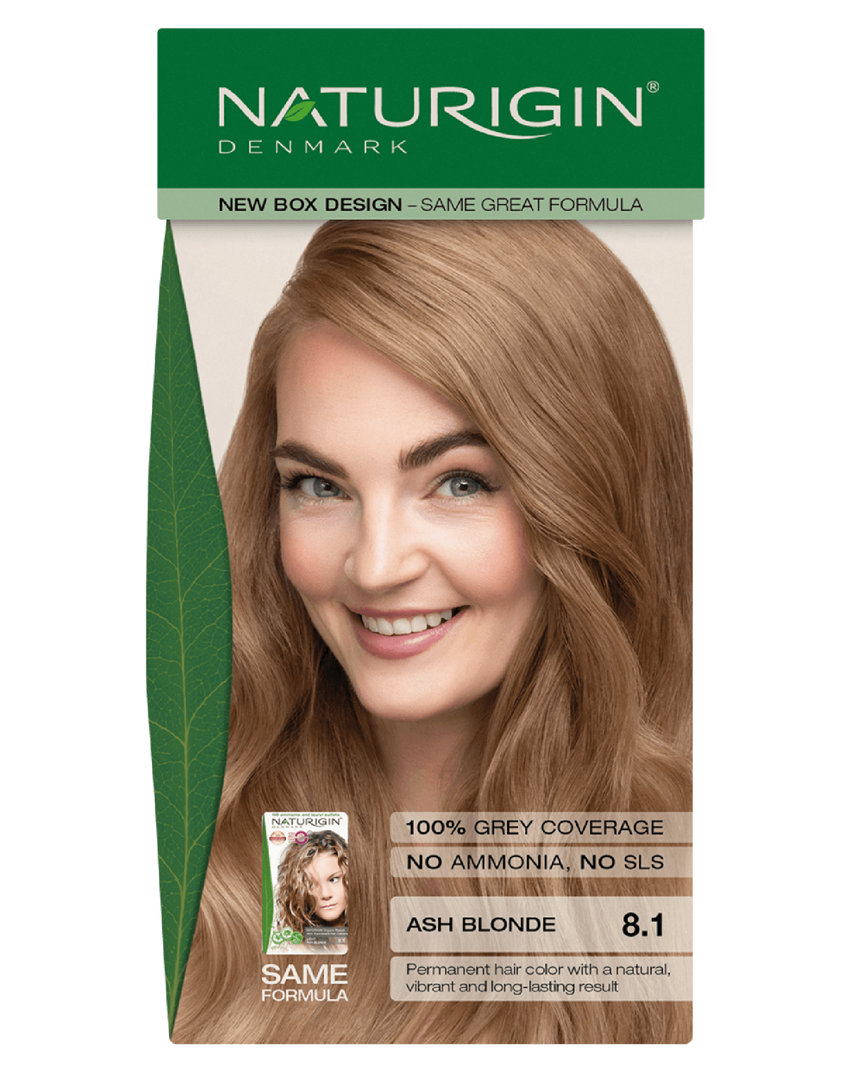 Naturigin hårfarge 8.1 blond light ash 115 ml
