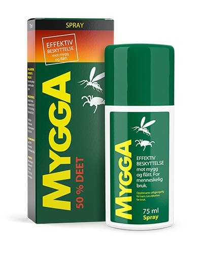 Mygga spray 50% DEET myggmelk 75 ml