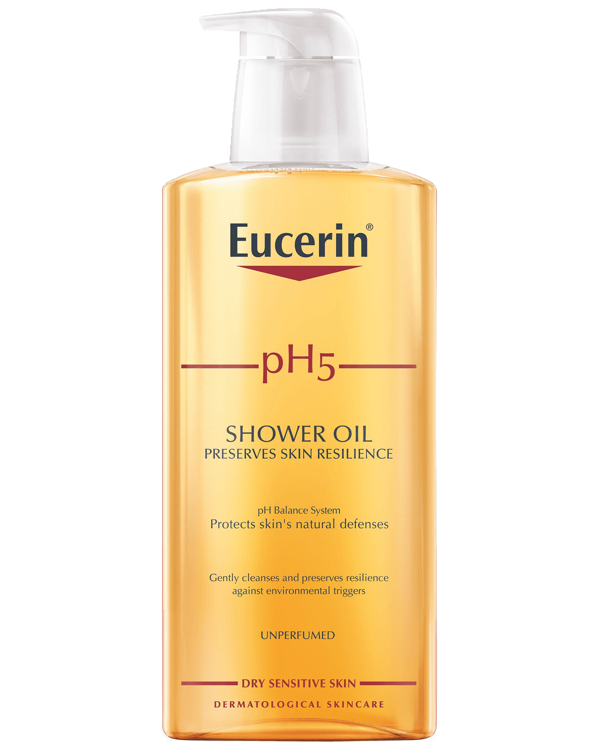 Eucerin pH5 dusjolje uten parfyme 400 ml