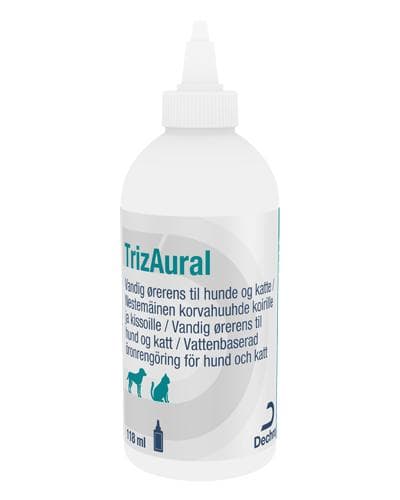 TrizAural vet ørerens hund og katt 118 ML