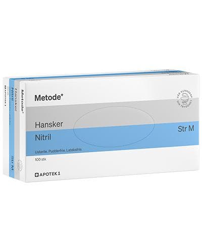Metode hansker av nitril størrelse M 100 stk