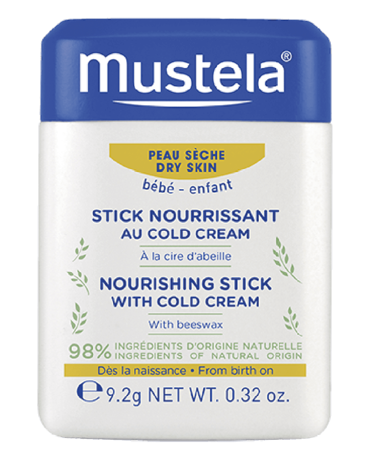 Mustela Nourishing kuldestift med koldkrem 10,1 ml