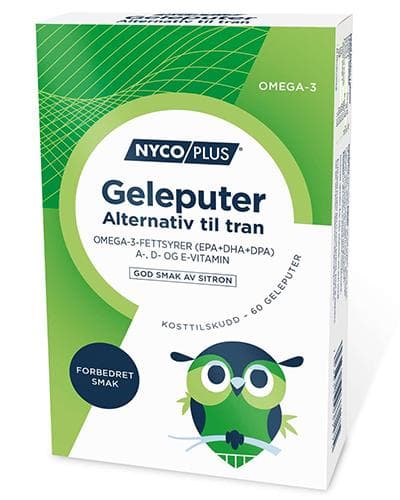 Nycoplus Omega-3 basic geléputer 60 stk