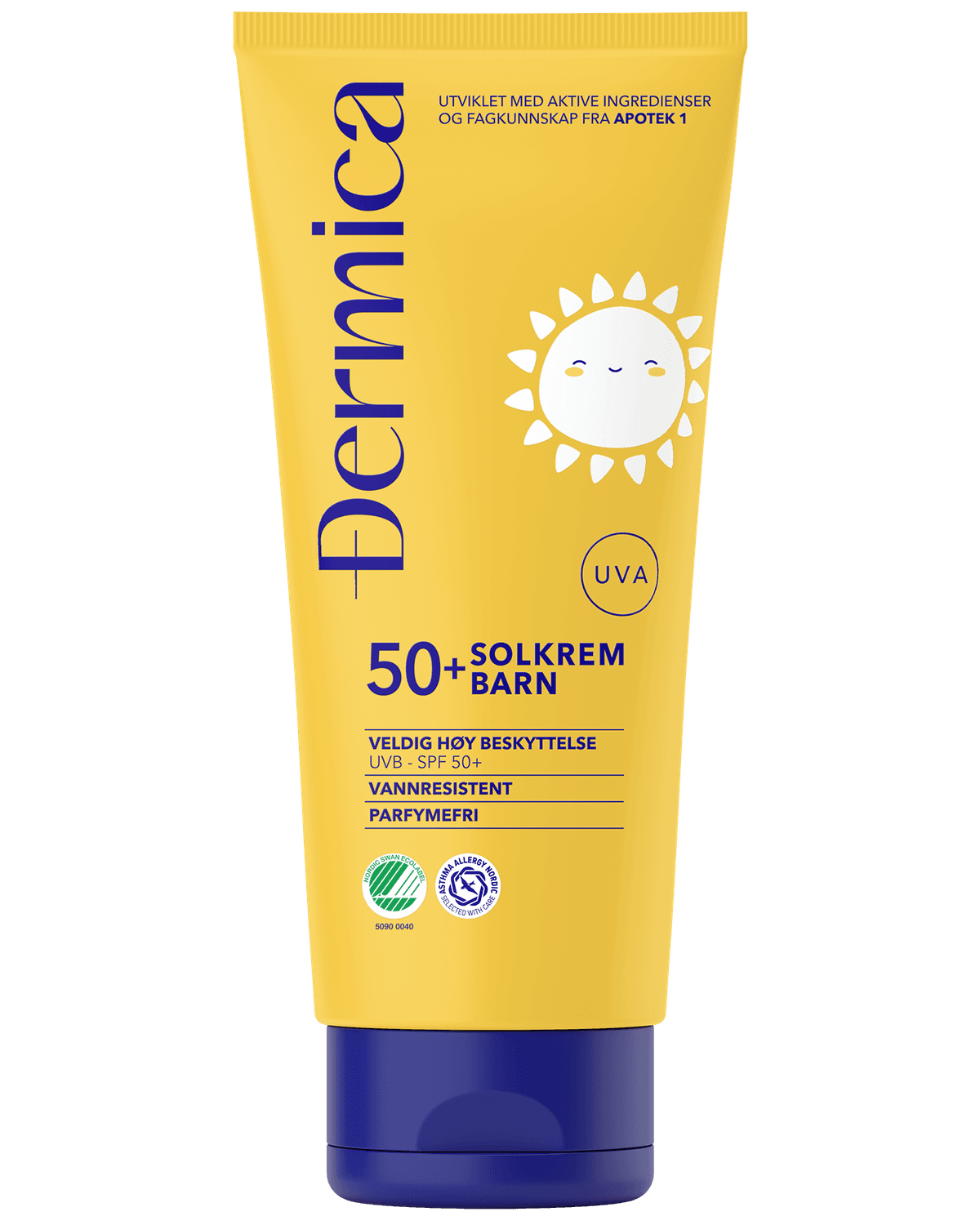 Dermica solkrem til barn SPF50+ 200 ml