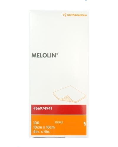 Melolin kompress 10 x 10 cm steril 100 stk