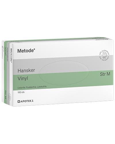Metode hansker av vinyl størrelse M 100 stk