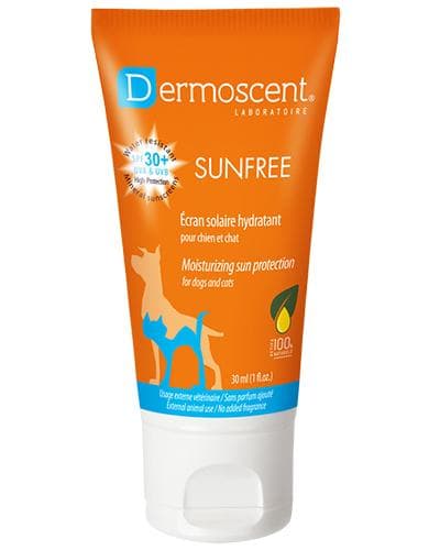 Dermoscent Sunfree solkrem hund og katt SPF30+ 30 ml