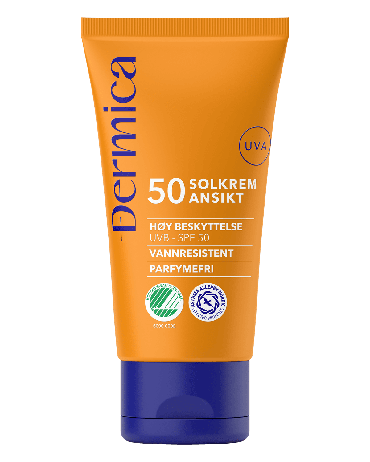 Dermica solkrem til ansikt SPF50 50 ml