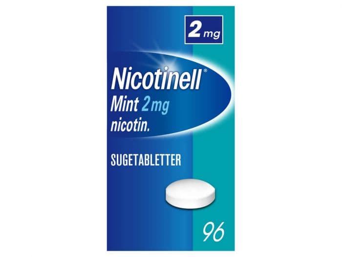 Nicotinell 2 mg sugetabletter mint 96 stk