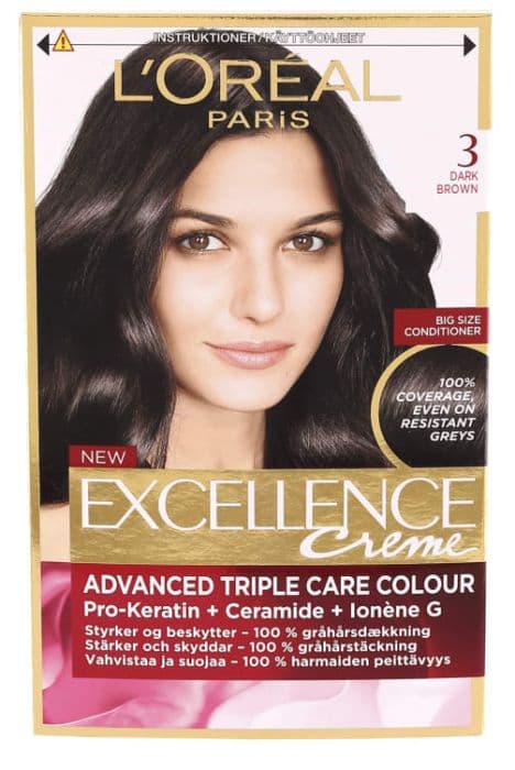 L'Oréal Paris Excellence Creme 3 Mørkebrun