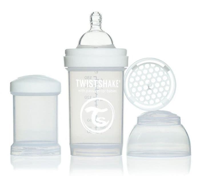 Twistshake Anti-kolikk 180 ml Hvit