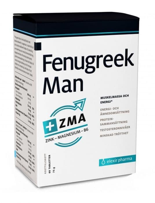 Elexir Pharma Fenugreek Man tabletter 60 stk