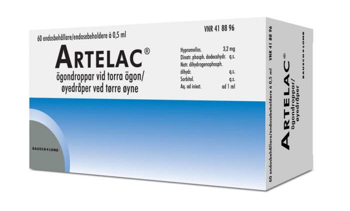 Artelac 3,2 mg/ml øyedråper endosebeholder 60x0,5 ml
