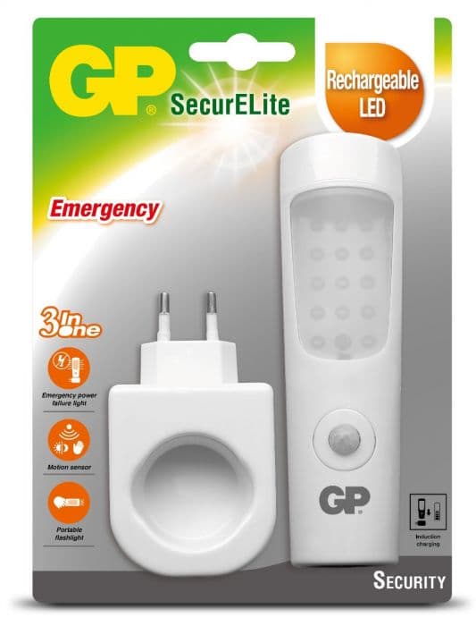 GP SecurELite 3in1 oppladbar nødlykt