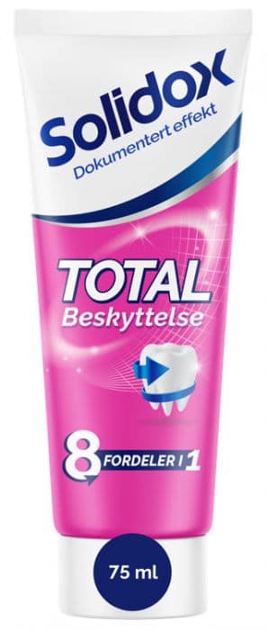 Solidox Tannkrem Total Beskyttelse 75ml
