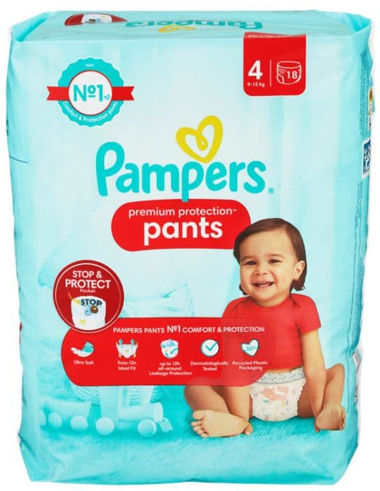 Pampers Premium Pants S4 9-15kg 18stk