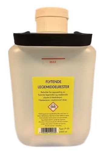 Seponett oppsamlingsbeholder LP-25 2500 ml 1stk