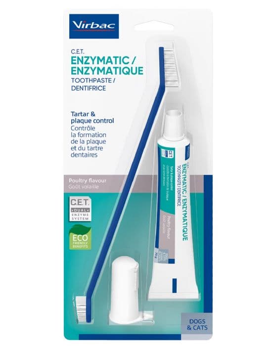 Virbac Tannhygiene Sett til Hund og Katt 1 stk