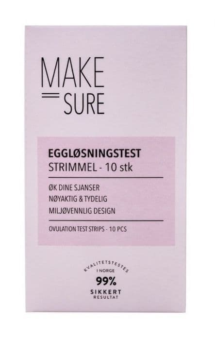 Make Sure Eggløsningstest strimmel 10 stk