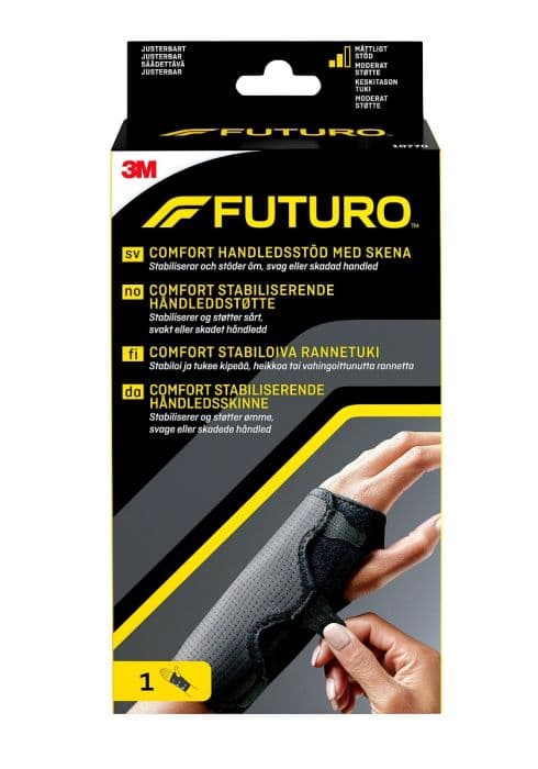 3M Futuro Comfort håndleddsstøtte sort 1 stk