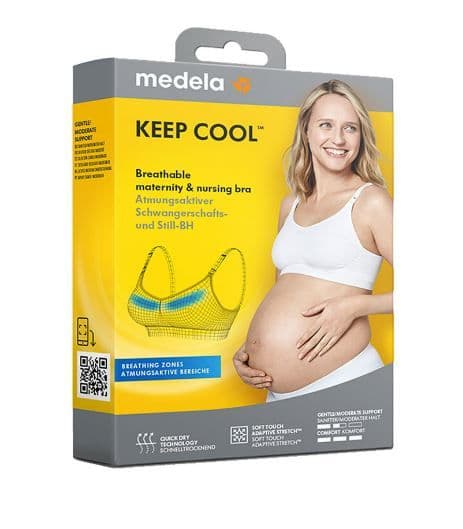 Medela Keep Cool BH str M hvit 1 stk