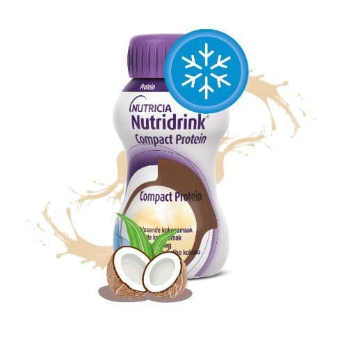 Nutridrink Compact Protein næringsdrikk kjølende kokossmak 4x125 ml