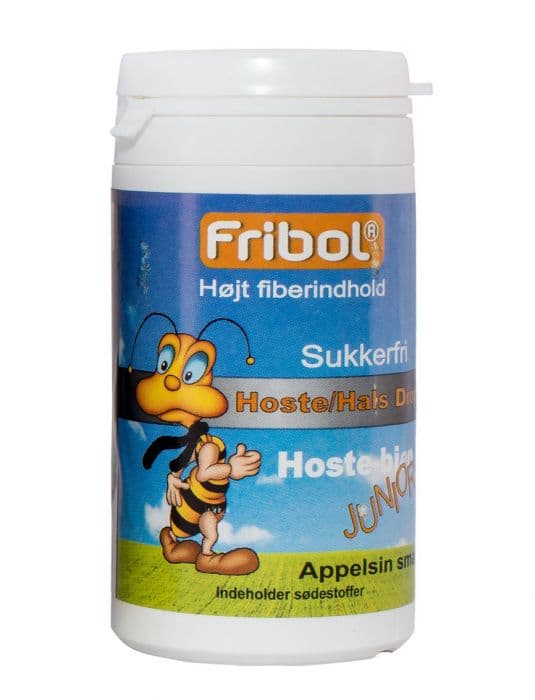 Sukkerfrie Hoste/Hals Drops Junior Appelsin 60g