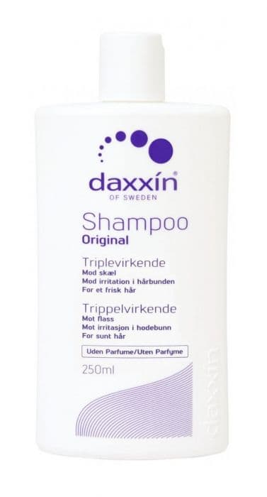 Daxxin Shampoo mot flass u/parfyme 250ml
