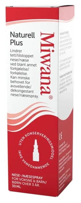 Plus Naturell saltvannsspray 30ml