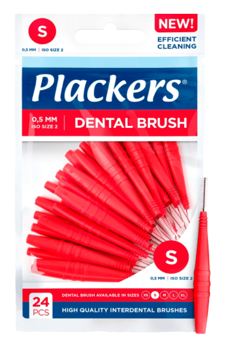 Plackers Dental Brush 0,5 mm S 24stk