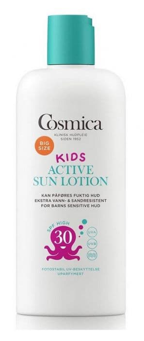 Cosmica Sun Kids Active sollotion SPF30 300ml