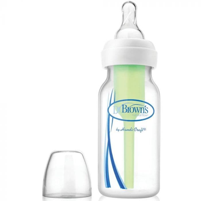 Dr. Brown’s options+ Standard tåteflaske Narrow Level 1 / 0 mnd+ 120 ml
