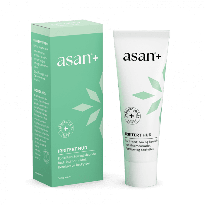 Asan+ irritert hud vaginalkrem 50 g